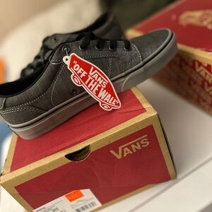 Vans Charcoal Canvas Sneakers